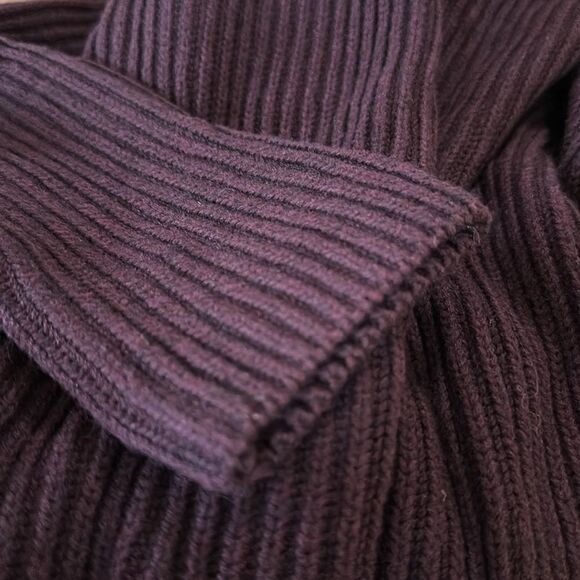 Cabi | 3350 Regal Cardigan Mulberry Wine Gold Tone Buttons Long Line Duster | S - Picture 12 of 13